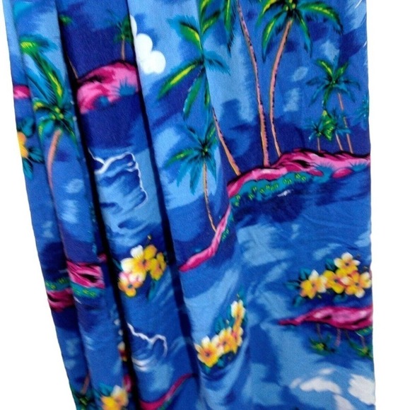 KOKO KNOT Multicolor Summer Beach Wrap Coverup With Fringe Floral Palm Tree - Picture 3 of 8